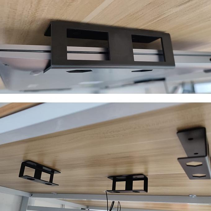 Under Table Mount Box Under Desk Laptop Mount Metal Under Table Desk Holder for Laptop ...