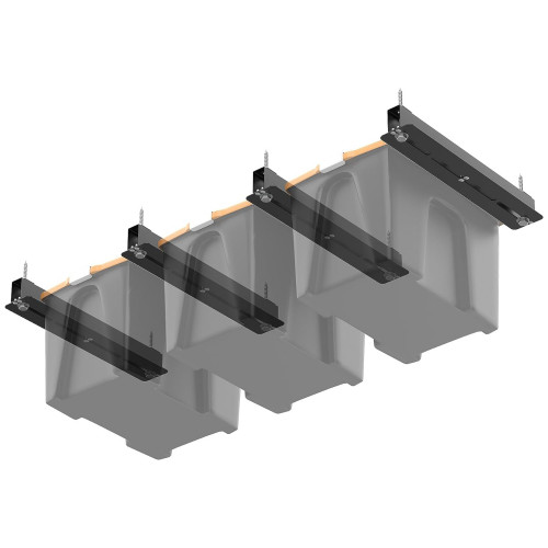 Adjustable Width Folding Rack for Overhead Garage Storage ...