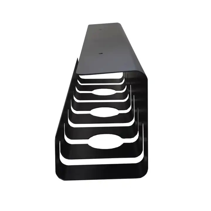 Office Table Raceway Electric Office Furniture 2023 2 Pack Under Desk Cable Tray with Clamp ...