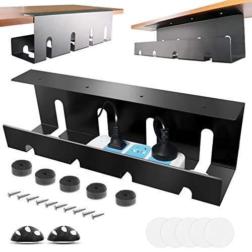 Organize Your Cables with 43x10x10cm Under Desk Cable Tray No More ...