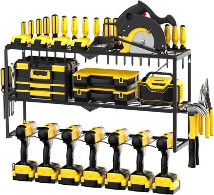 Fabric Type Pegboard Power Tool Organizer Utility Storage Rack with 7 ...